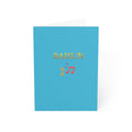 Greeting Card — Personalized "RAISUN" Music Notes (Pack of 1, 10, 30 or 50)